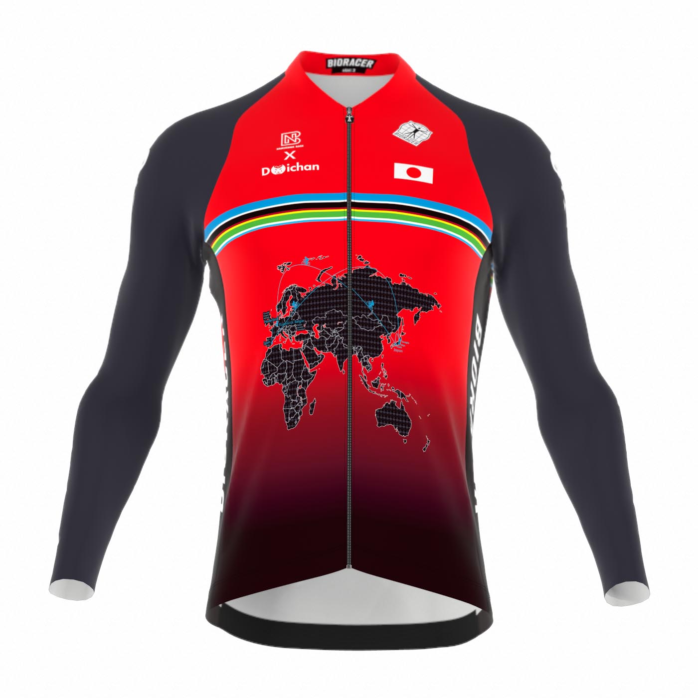 4dimensions ALL2mm MLBくらい 4D ロングチェストジップ